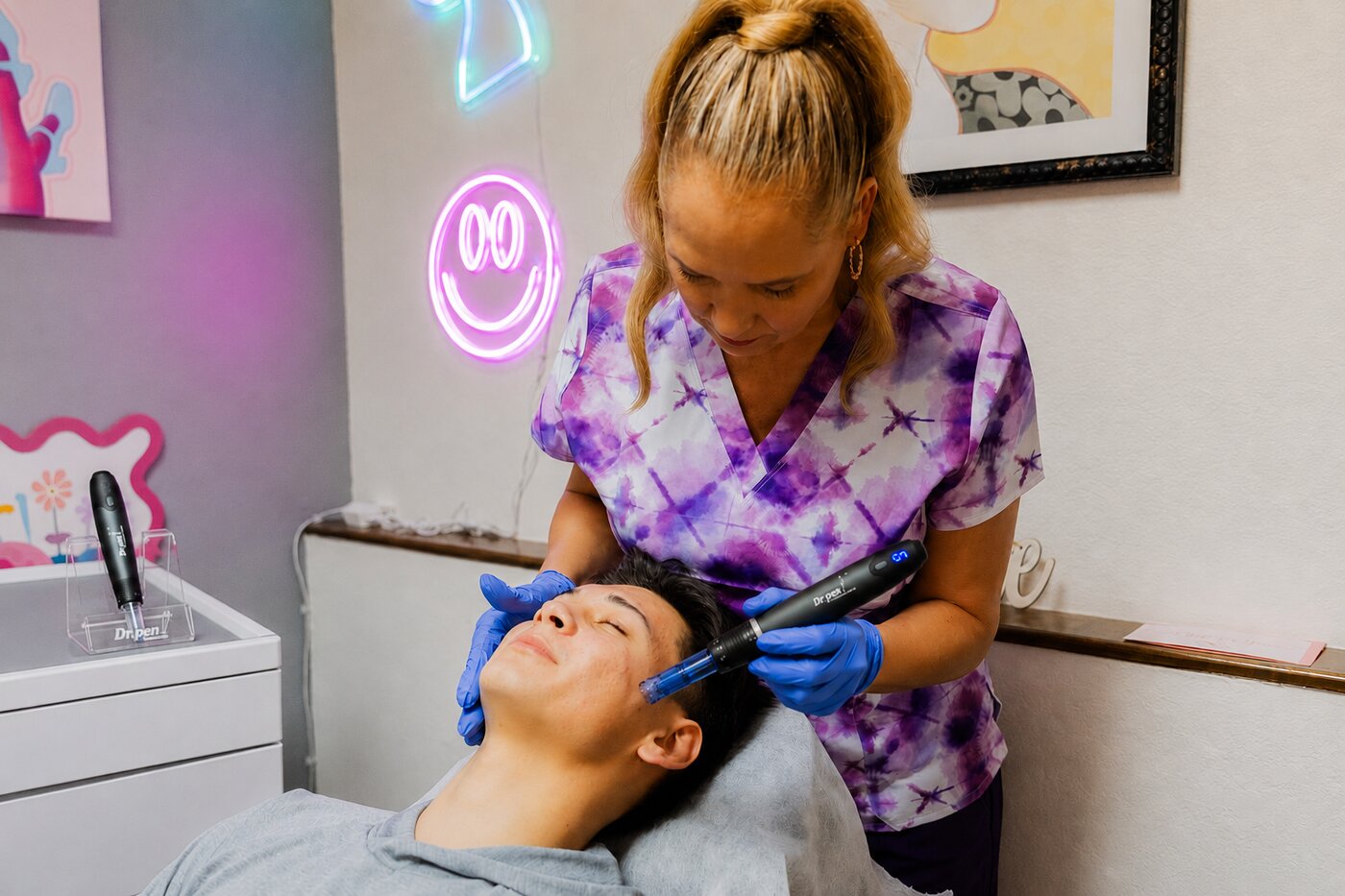 Dr. Pen microneedling treatment at Skinpoint
